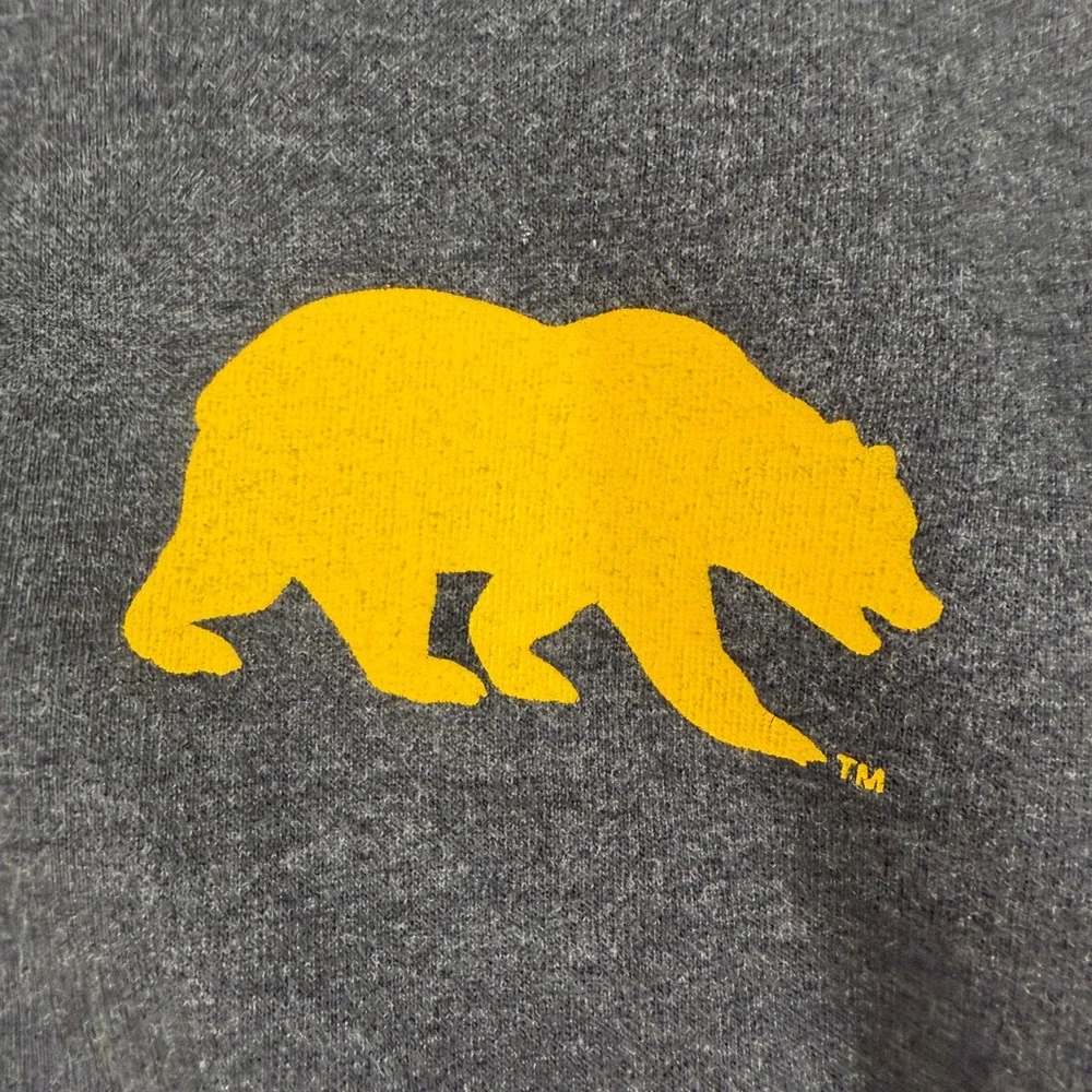 Cal Nike Hoodie Women Large Charcoal NCAA Football Golden Bears EUC